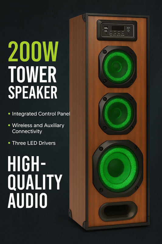 Neovud MS31 200W Heavy BeatBoom RGB Lightings Tower Speaker 6 month Warranty