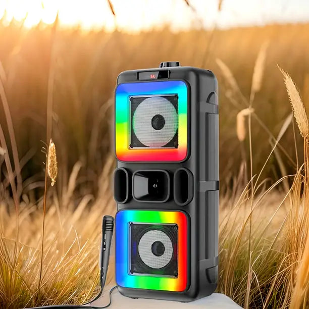 Neovud Boombox 3500, RGB Lightning 40 W Bluetooth Party Speaker 20HRS Battery