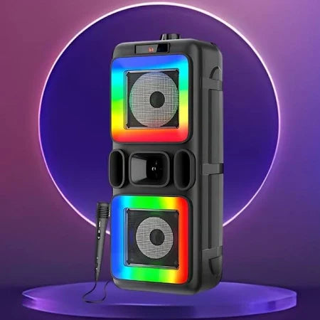 Neovud Boombox 3500, RGB Lightning 40 W Bluetooth Party Speaker 20HRS Battery